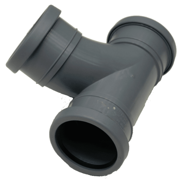 Zoom bilde av Grenrør 88° m/3 muffer PP/HT 110 mm, Nordic Pipelife