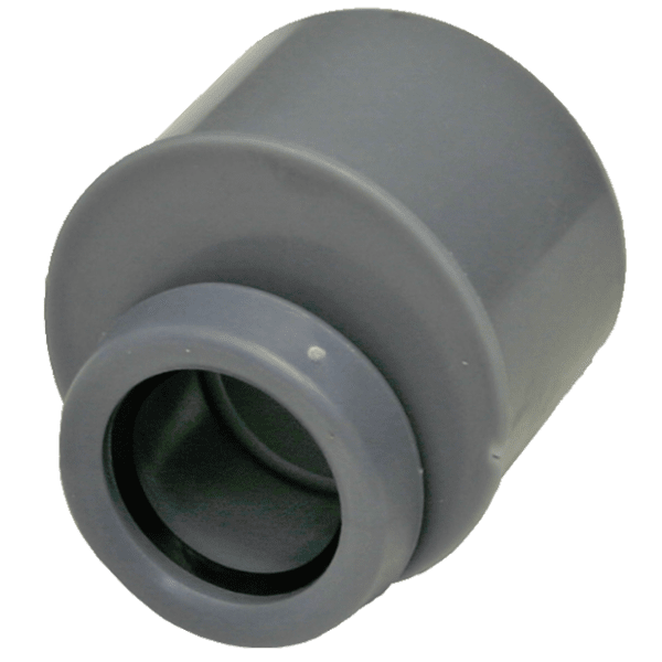 Zoom bilde av Reduksjon kort eksentrisk PP/HT 75 mm x 50 mm, Nordic Pipelife