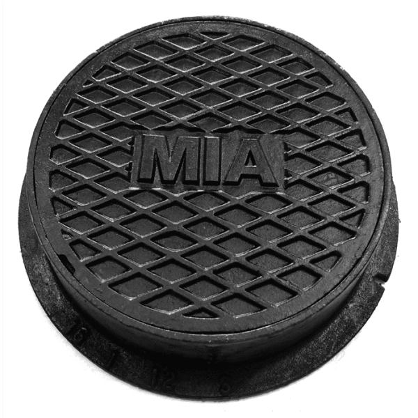 Zoom bilde av Kumlokk tett i seigjern, lett 225 mm