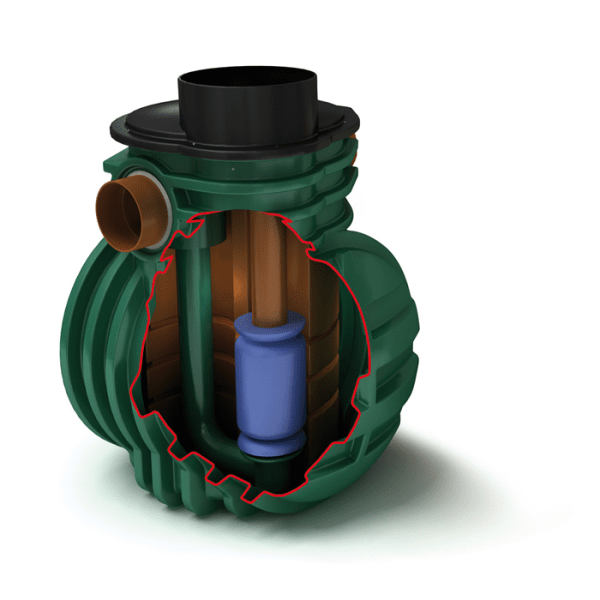 Zoom bilde av Oljeavskiljare, Baga NSFP006, 6l/s