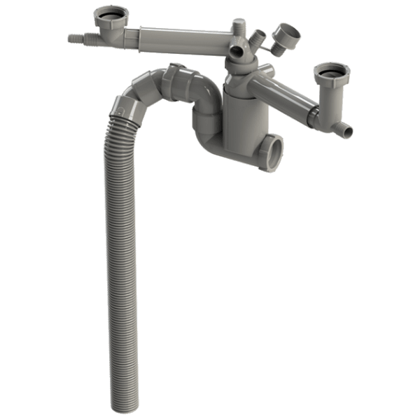 Zoom bilde av Vannlås Falu 3Flex med slange 49002 1 1/2" x 50 mm, Faluplast