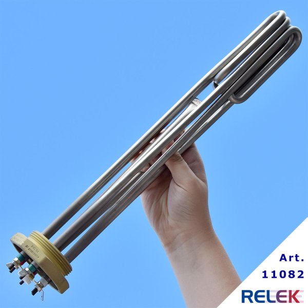 Zoom bilde av Elpatronelement 6000W R50 IL=390mm IU-39rf PPE-6rf rostfri