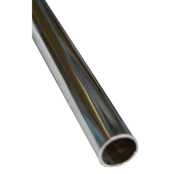 Zoom bilde av Kobberrør halvharde forkrommede 18 mm x 1,0 mm (2000 mm), Trio Perfekta