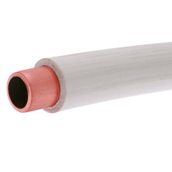 Zoom bilde av Kobberrør Prisol glødde plastbelagt kveil 15 mm (25 m), Cupori