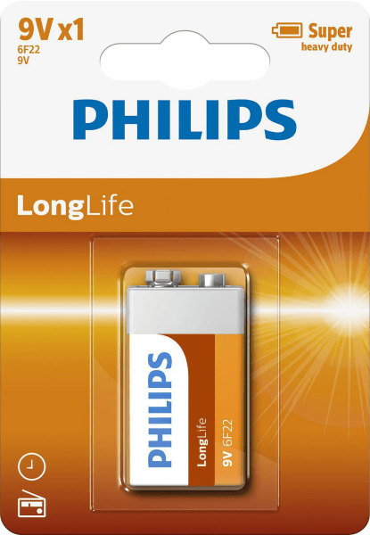 Zoom bilde av Batteri 9V, Philips