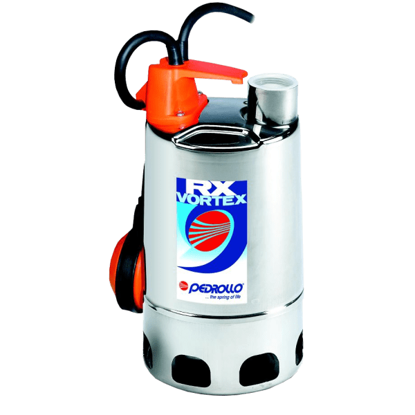 Zoom bilde av Lensepumpe RXM 4/40 Vortex m/ nivåvippe 340 l/min (230V), Pedrollo