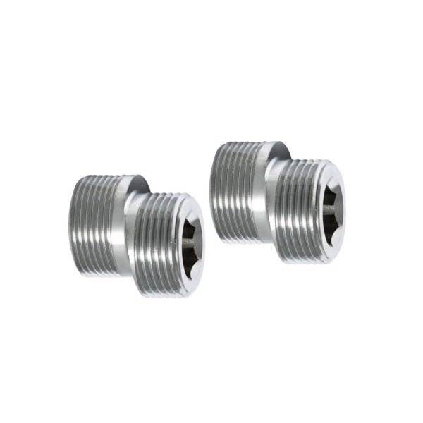 Zoom bilde av Eksenterkupling for batteri forkrommet M26x1,5 x 3/4", Trio Perfekta