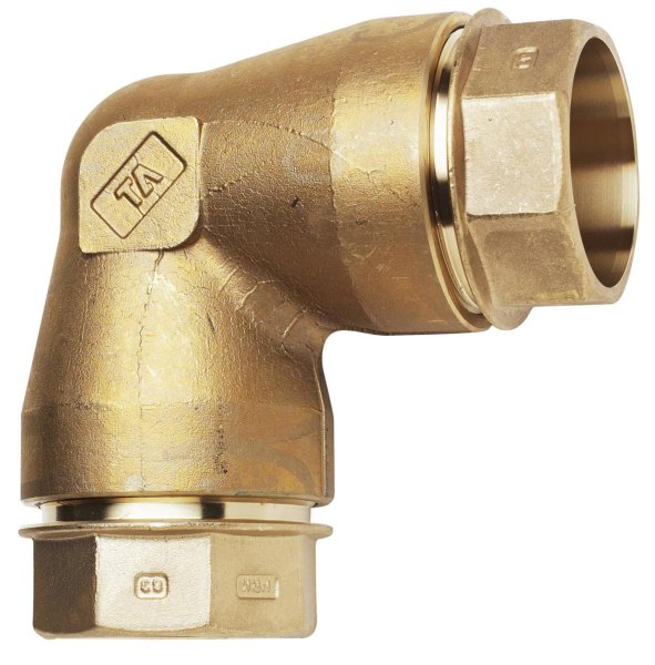Zoom bilde av Albu 90° 404 messing 63 mm, PRK