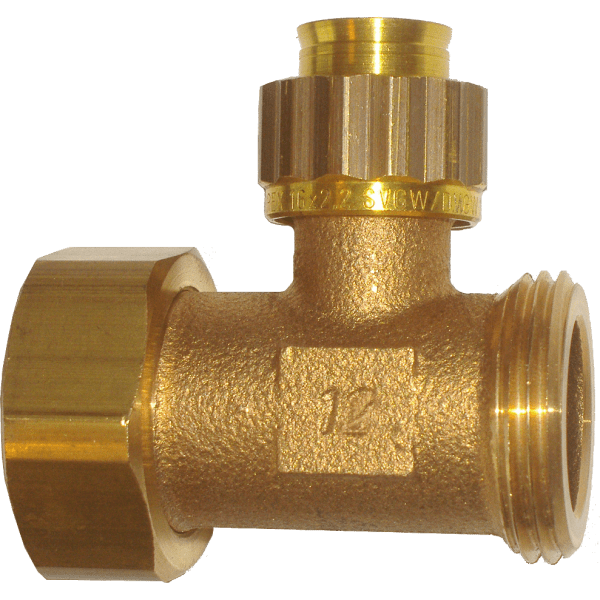 Zoom bilde av Fordeler 1 uttak konkobling x løpemutter x utvendig 16x2,2 mm x 1" MN, Sanipex