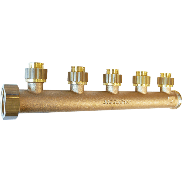 Zoom bilde av Fordeler 5 uttak konkobling x løpemutter x utvendig 16x2,2 mm x 1" MN, Sanipex