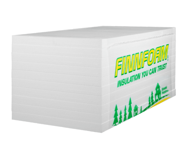 Zoom bilde av Isolasjon EPS S100 1200 mm x 2400 mm x 100 mm (14,4 m²), Finnfoam