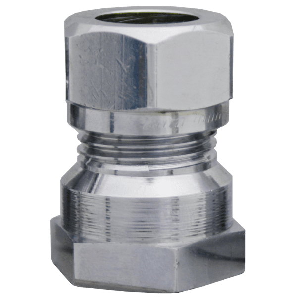 Zoom bilde av Union 1 kupling x innvendig forkrommet 18 mm x 1/2", Vatette