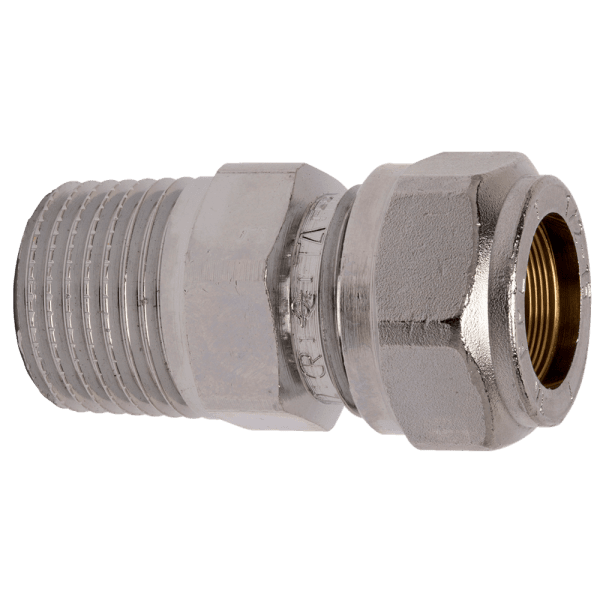 Zoom bilde av Tippunion FPL med 1 kupling x utv. messing, 15 mm x 1/2"