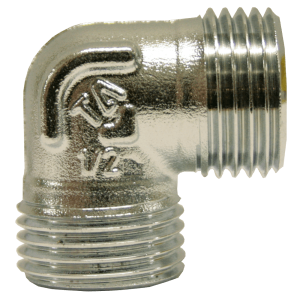 Zoom bilde av Kropp for albue utvendig x utvendig forkrommet 3/8" x 3/8", FPL