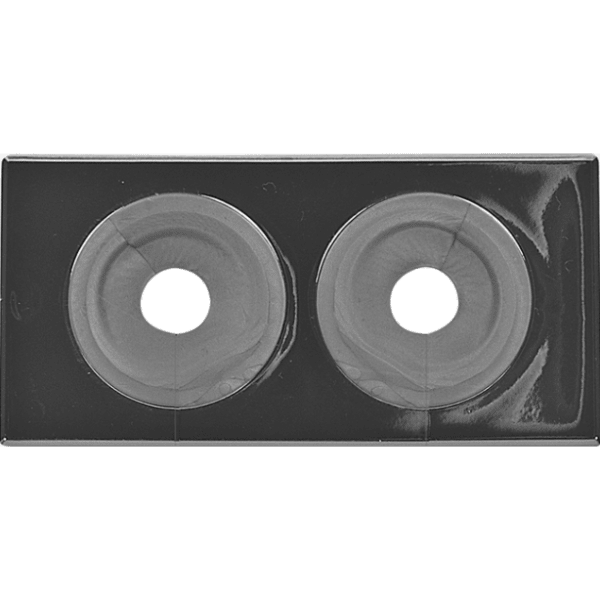 Zoom bilde av Dekkskive Falu 51485 dobbel krom c/c 40 mm 12-22 mm, Faluplast