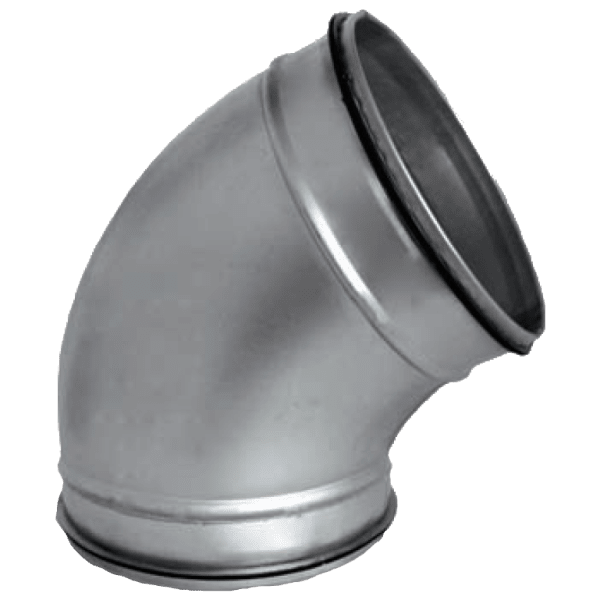 Zoom bilde av Bend 45° ventilasjon 200 mm, Flexit
