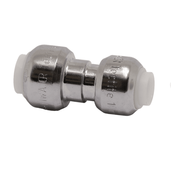 Zoom bilde av Union redusert 2 muffer forkrommet 15 mm x 10 mm, Tectite