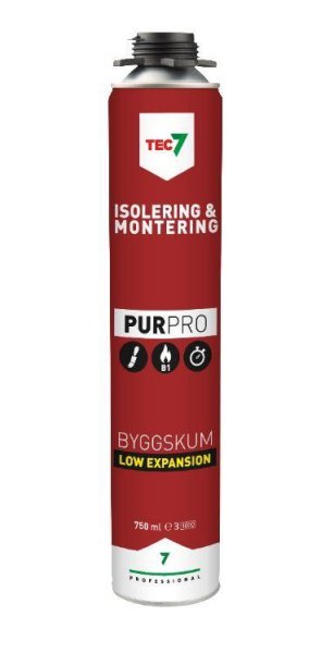 Zoom bilde av Byggskum PURPRO (750ml), Tec7