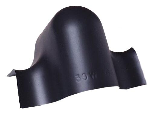 Zoom bilde av Bend 90° PVC svart 60 x 60 mm, Danmat