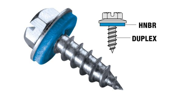 Zoom bilde av Skrue DUPLEX HNBR 4,9 mm x 19 mm (500 st), GOEBEL