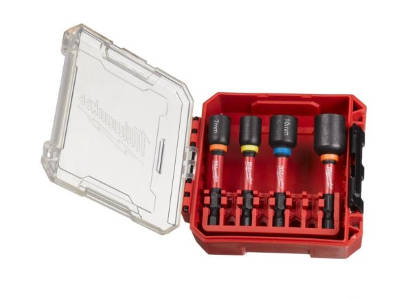 Zoom bilde av Milwaukee sekskanthylse sett magnetisk