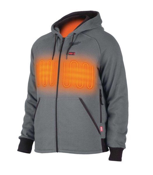 Zoom bilde av Milwaukee varmehoodie - grå (str XXL)