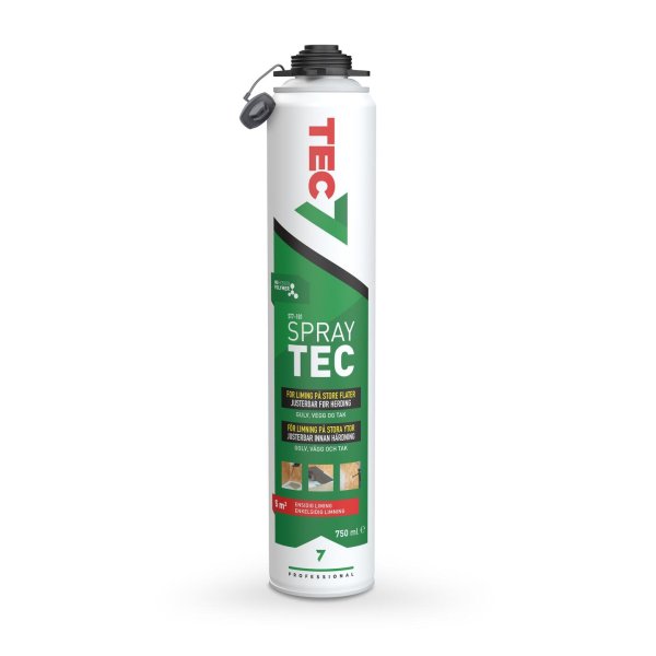 Zoom bilde av MS Polymer SprayTec lim (750ml), Tec7