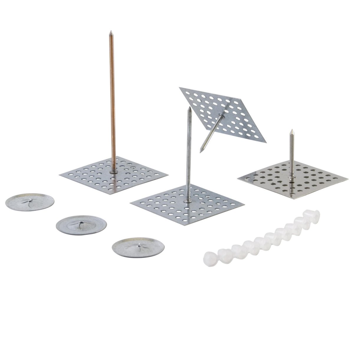 Perforert Perforert henger med skive 32 mm (500 st), Climatech - Pinner ...